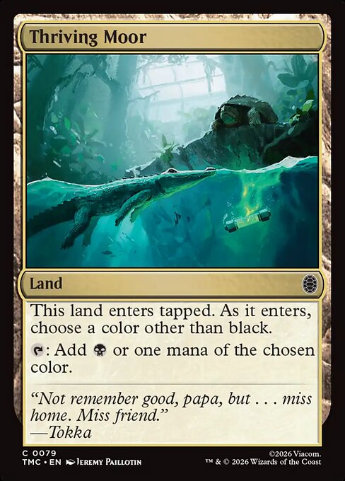 Thriving Moor (Surge Foil) - Commander: Teenage Mutant Ninja Turtles - C - 79