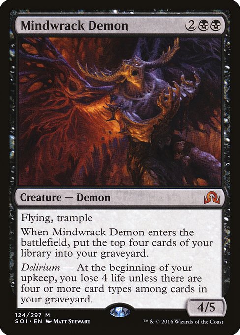 Mindwrack Demon - Shadows over Innistrad - M - 124