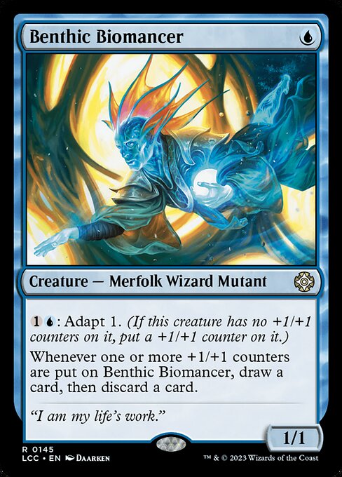 Benthic Biomancer - Commander: The Lost Caverns of Ixalan - R - 145