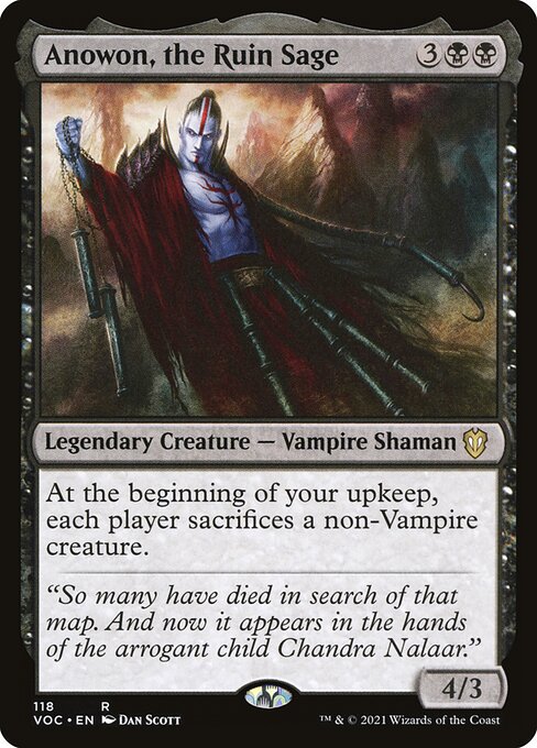 Anowon, the Ruin Sage - Commander: Innistrad: Crimson Vow - R - 118