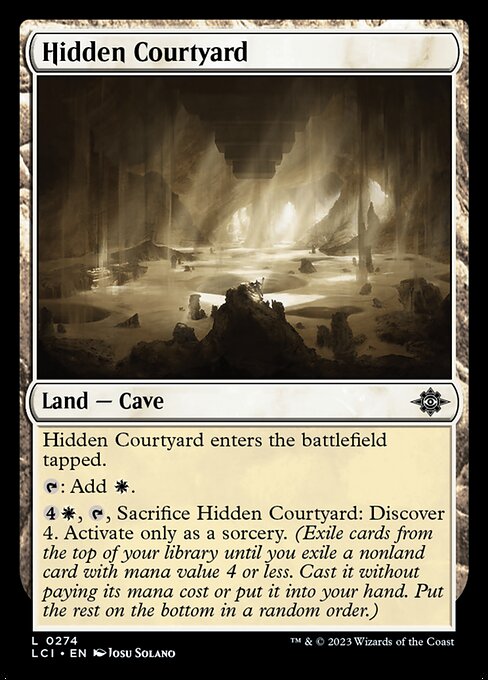 Hidden Courtyard - The Lost Caverns of Ixalan - L - 274