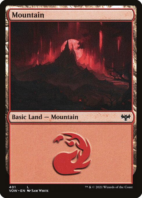 Mountain (401) - Innistrad: Crimson Vow - L - 401