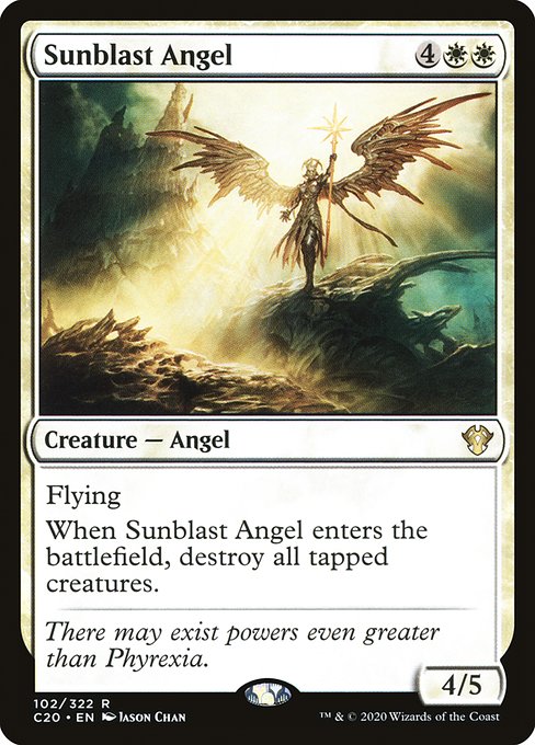 Sunblast Angel - Commander 2020 - R - 102