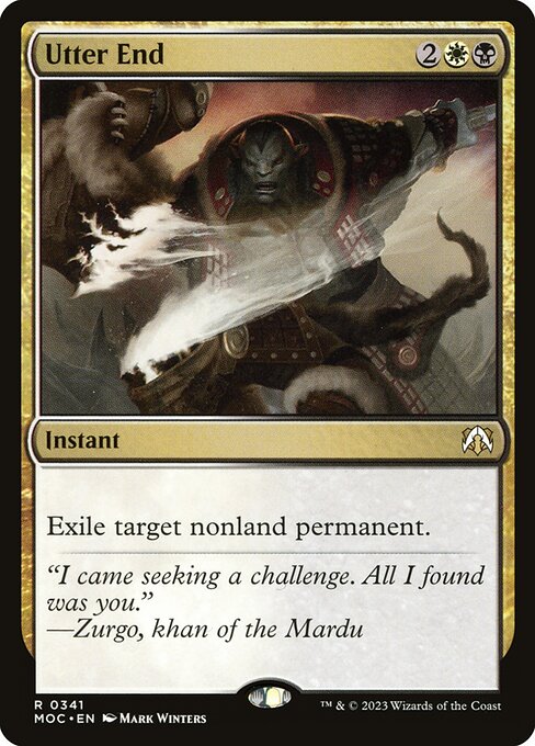 Utter End - Commander: March of the Machine - R - 341