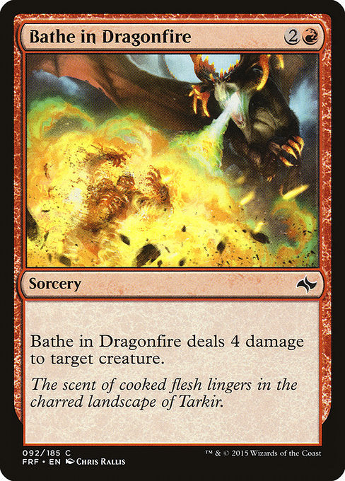 Bathe in Dragonfire - Fate Reforged - C - 92