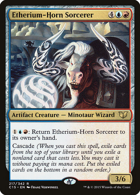 Etherium-Horn Sorcerer - Commander 2015 - R - 217