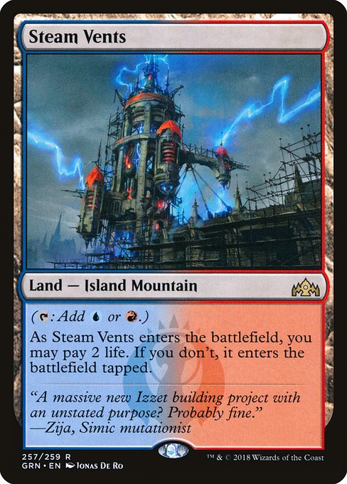 Steam Vents - Guilds of Ravnica - R - 257