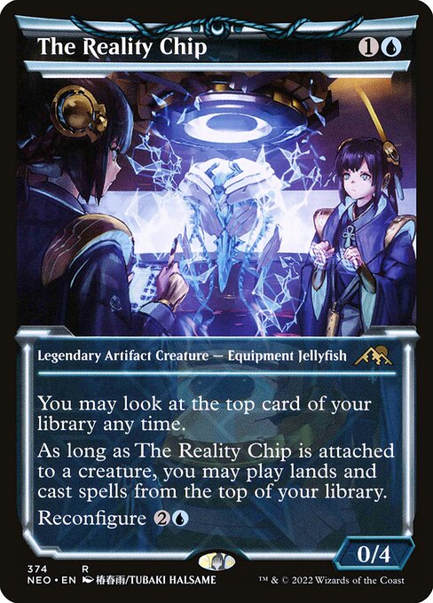 The Reality Chip (Showcase) - Kamigawa: Neon Dynasty - R - 374