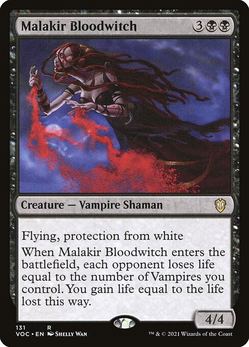 Malakir Bloodwitch - Commander: Innistrad: Crimson Vow - R - 131