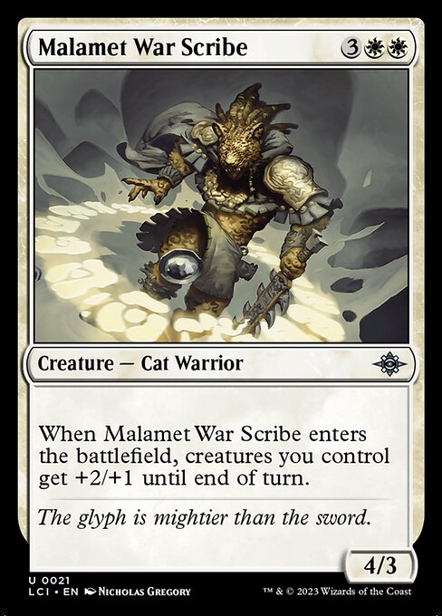 Malamet War Scribe - The Lost Caverns of Ixalan - U - 21