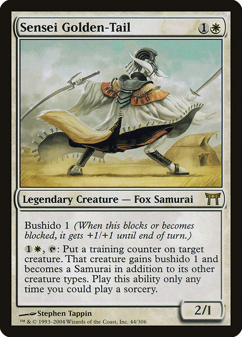Sensei Golden-Tail - Champions of Kamigawa - R - 44