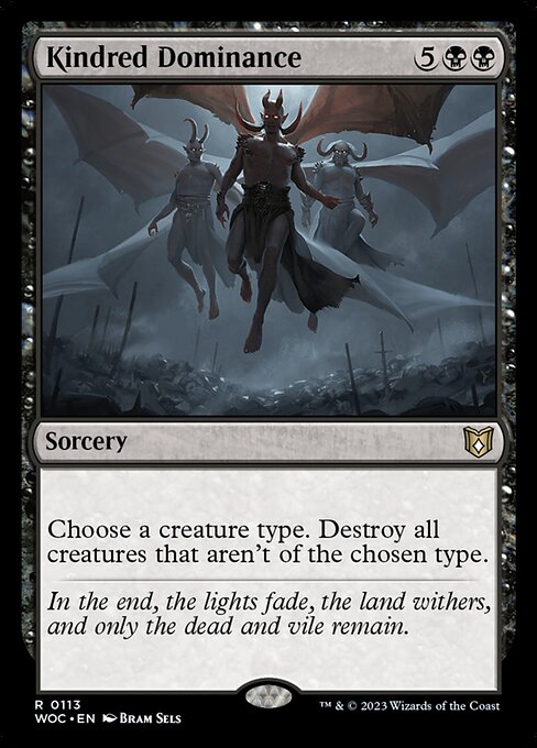 Kindred Dominance - Commander: Wilds of Eldraine - R - 113