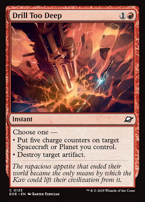 Drill Too Deep - Edge of Eternities - C - 133