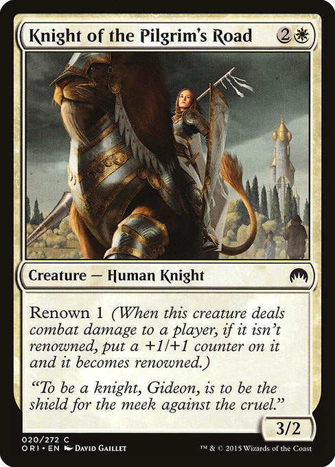 Knight of the Pilgrim's Road - Magic Origins - C - 20