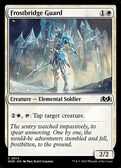 Frostbridge Guard - Wilds of Eldraine - C - 14