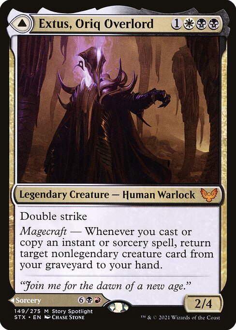 Extus, Oriq Overlord - Strixhaven: School of Mages - M - 149