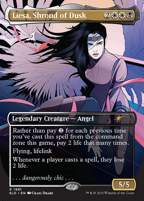 Liesa, Shroud of Dusk (Rainbow Foil) - Secret Lair Drop Series - R - 1961