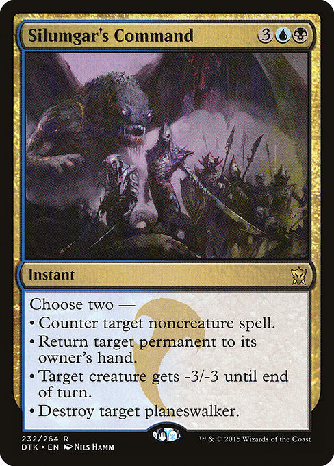 Silumgar's Command - Dragons of Tarkir - R - 232
