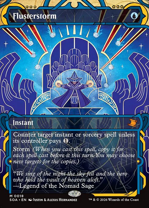 Flusterstorm (JP Alternate Art) - Secrets of Strixhaven: Mystical Archive - M - 83