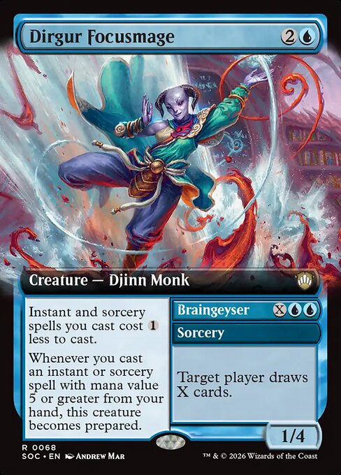 Dirgur Focusmage (Extended Art) - Commander: Secrets of Strixhaven - R - 68