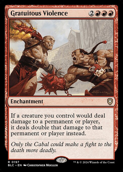 Gratuitous Violence - Commander: Bloomburrow - R - 197