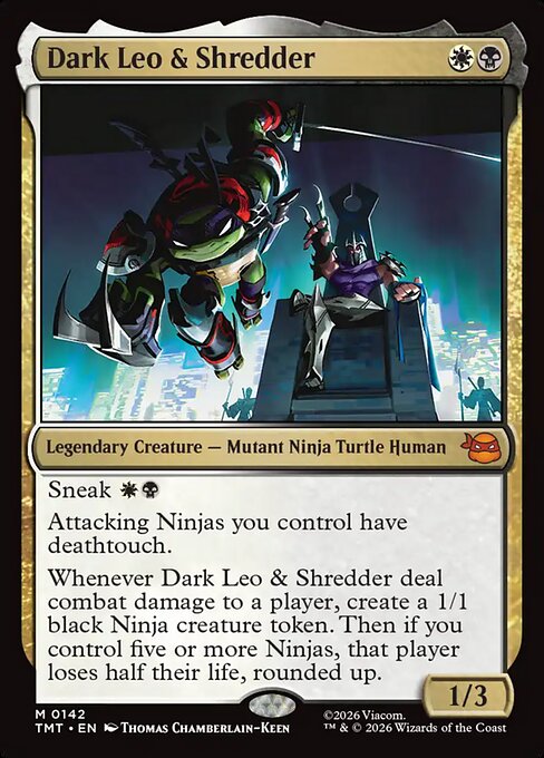Dark Leo & Shredder - Teenage Mutant Ninja Turtles - M - 142