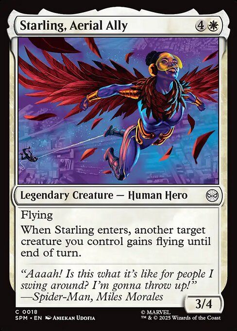 Starling, Aerial Ally - Marvel's Spider-Man - C - 18