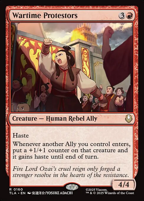 Wartime Protestors - Avatar: The Last Airbender - R - 160