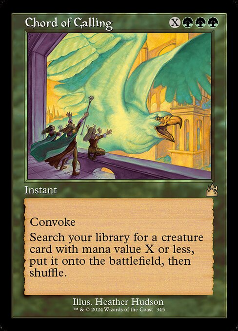 Chord of Calling (Retro Frame) - Ravnica Remastered - R - 345