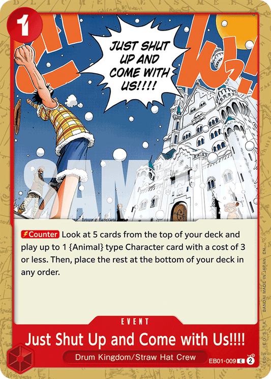 Just Shut Up and Come with Us!!!! (Reprint) - Premium Booster -The Best- Vol. 2 - C - EB01-009