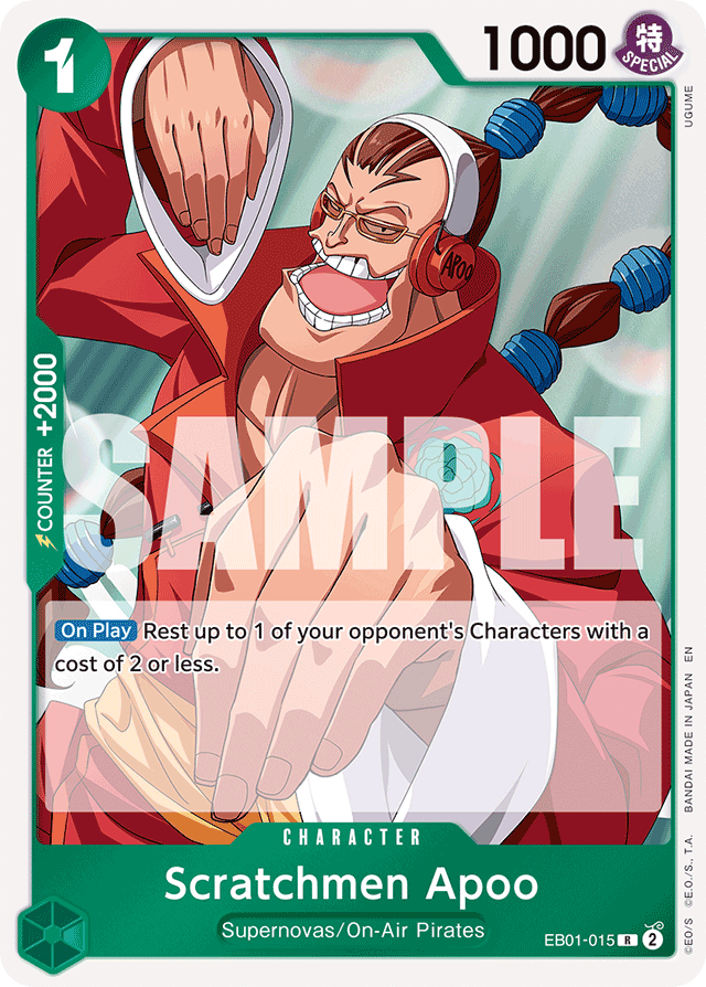 Scratchmen Apoo - EB01-015 (Reprint) - Premium Booster -The Best- Vol. 2 - R - EB01-015