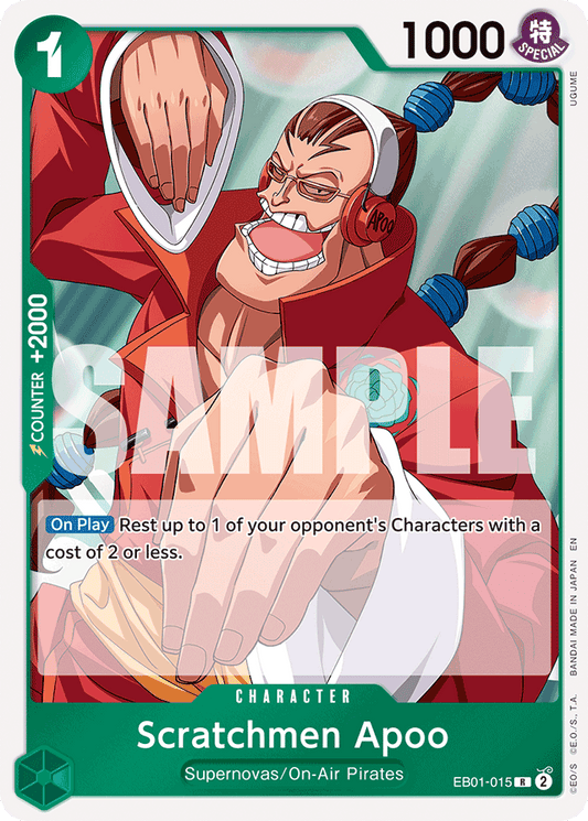 Scratchmen Apoo - EB01-015 (Reprint) - Premium Booster -The Best- Vol. 2 - R - EB01-015