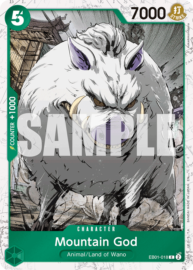 Mountain God (Pirate Foil) - Premium Booster -The Best- Vol. 2 - C - EB01-018