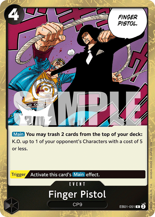 Finger Pistol (Reprint) - Premium Booster -The Best- Vol. 2 - R - EB01-051