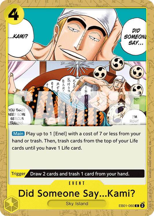 Did Someone Say...Kami? (Reprint) - Premium Booster -The Best- Vol. 2 - C - EB01-060