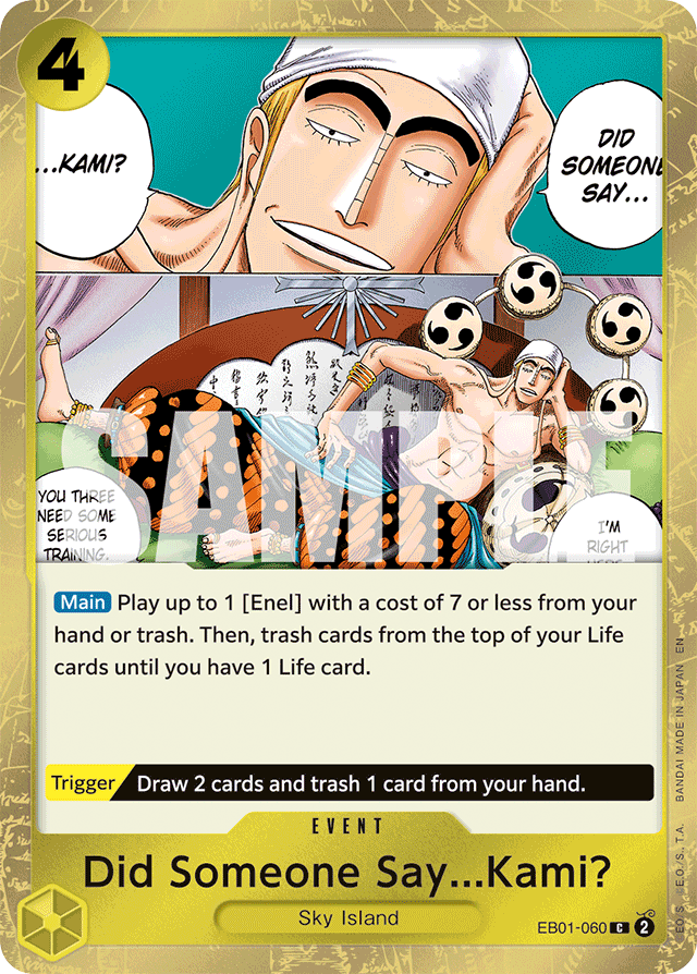 Did Someone Say...Kami? (Pirate Foil) - Premium Booster -The Best- Vol. 2 - C - EB01-060