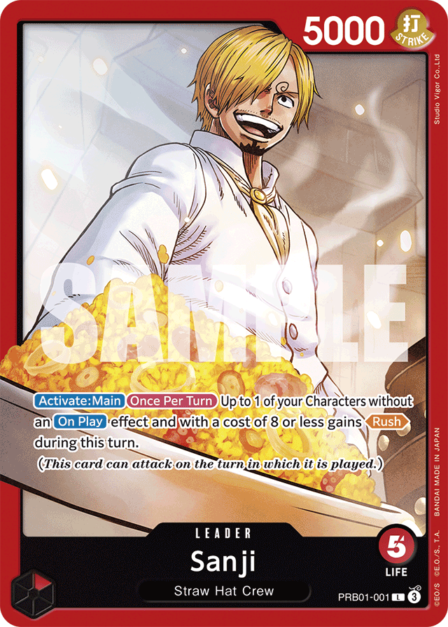 Sanji (PRB01-001) - Premium Booster -The Best- - L - PRB01-001