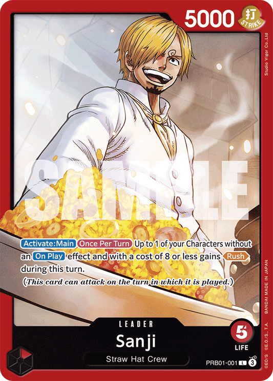 Sanji (PRB01-001) - Premium Booster -The Best- - L - PRB01-001