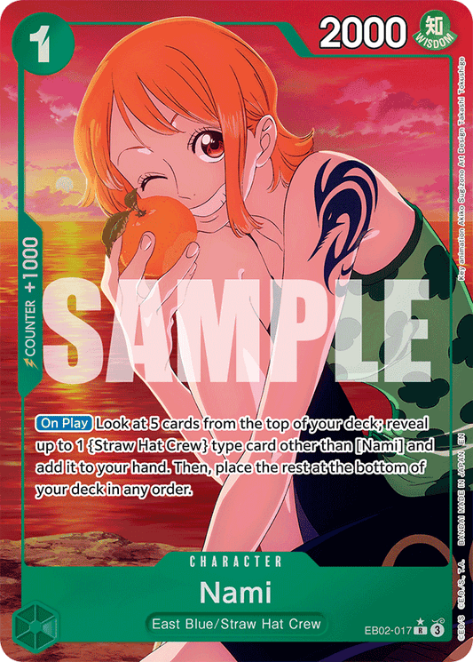 Nami (Alternate Art) - Extra Booster: Anime 25th Collection - R - EB02-017