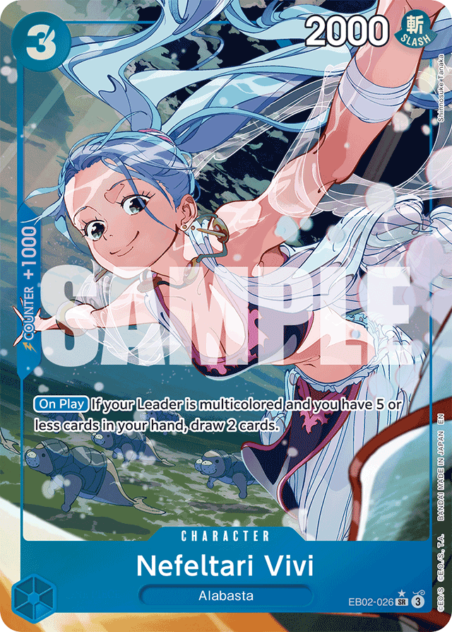 Nefeltari Vivi (Alternate Art) - Extra Booster: Anime 25th Collection - SR - EB02-026