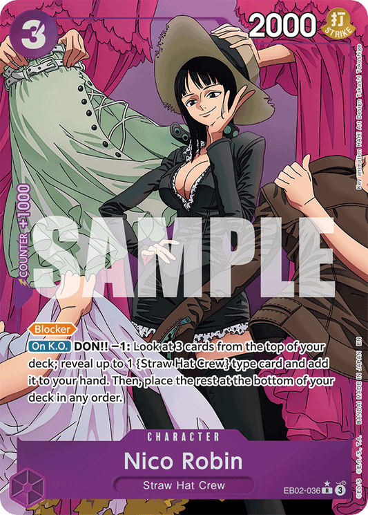 Nico Robin (Alternate Art) - Extra Booster: Anime 25th Collection - R - EB02-036