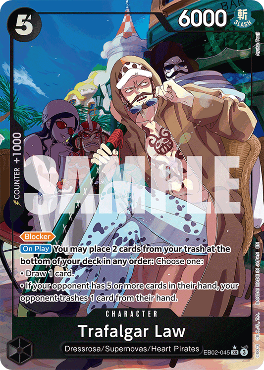 Trafalgar Law (Alternate Art) - Extra Booster: Anime 25th Collection - SR - EB02-045