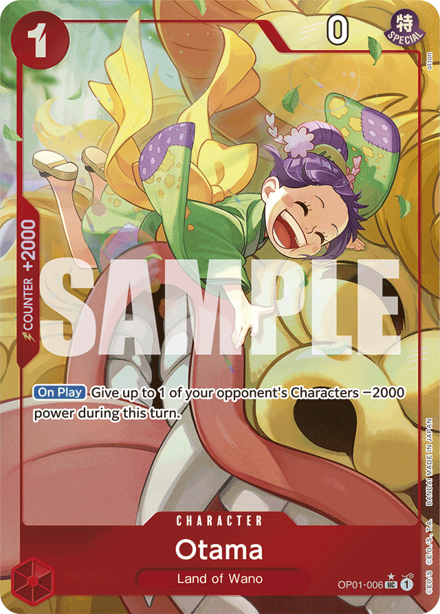 Otama (Alternate Art) - Premium Booster -The Best- - UC - OP01-006