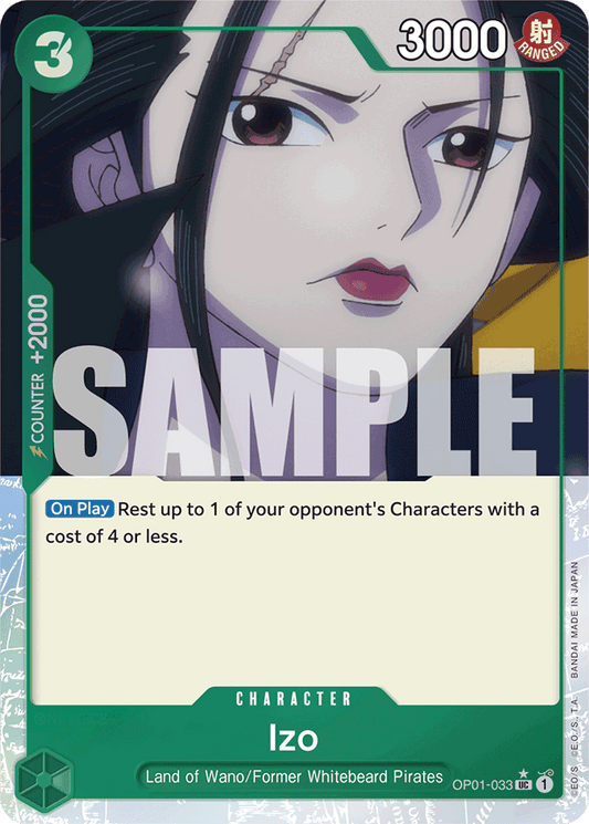 Izo (OP01-033) (Full Art) - Premium Booster -The Best- - UC - OP01-033