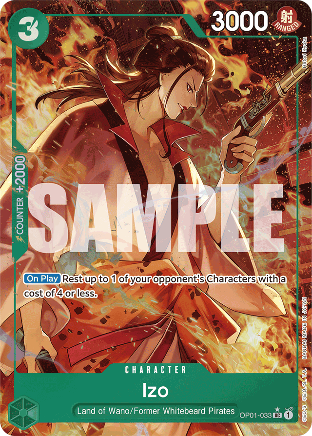 Izo (OP01-033) (Alternate Art) - Premium Booster -The Best- - UC - OP01-033