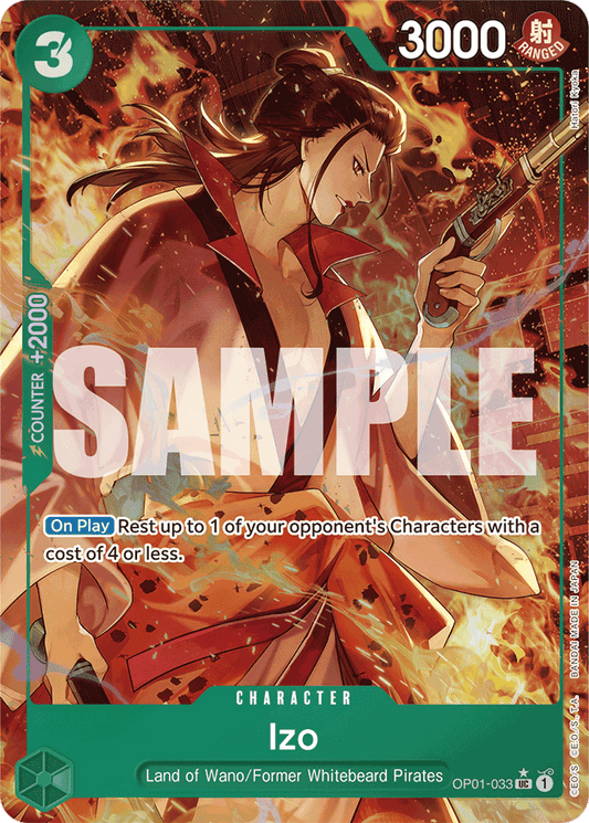 Izo (OP01-033) (Alternate Art) - Premium Booster -The Best- - UC - OP01-033