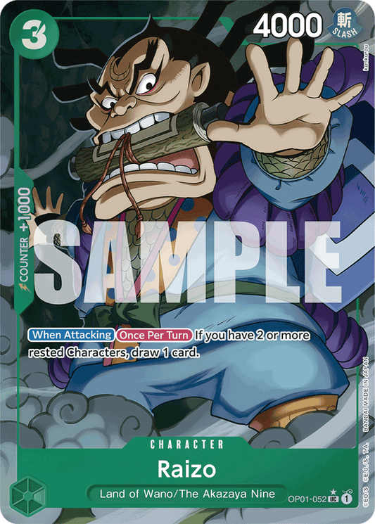 Raizo (Full Art) - Premium Booster -The Best- - UC - OP01-052