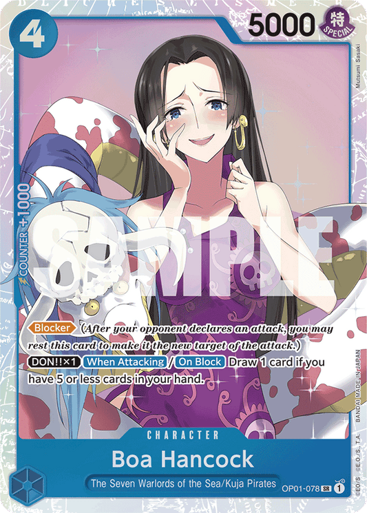 Boa Hancock (OP01-078) (Reprint) - Premium Booster -The Best- - SR - OP01-078