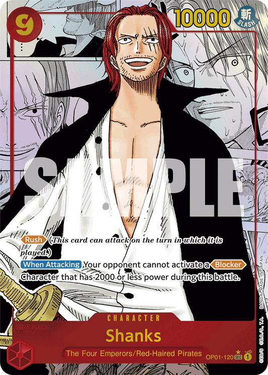 Shanks (Manga) - Premium Booster -The Best- - SEC - OP01-120