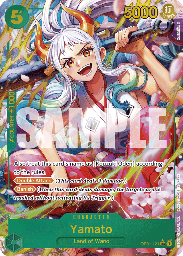Yamato (OP01-121) (Alternate Art) - Premium Booster -The Best- - SEC - OP01-121